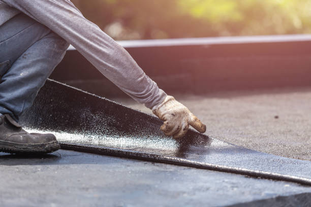 Professional Waterproofing technician working in Bangor, PA